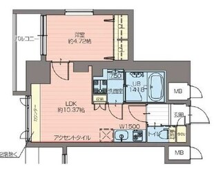 プレジオ難波ASIANの物件間取画像